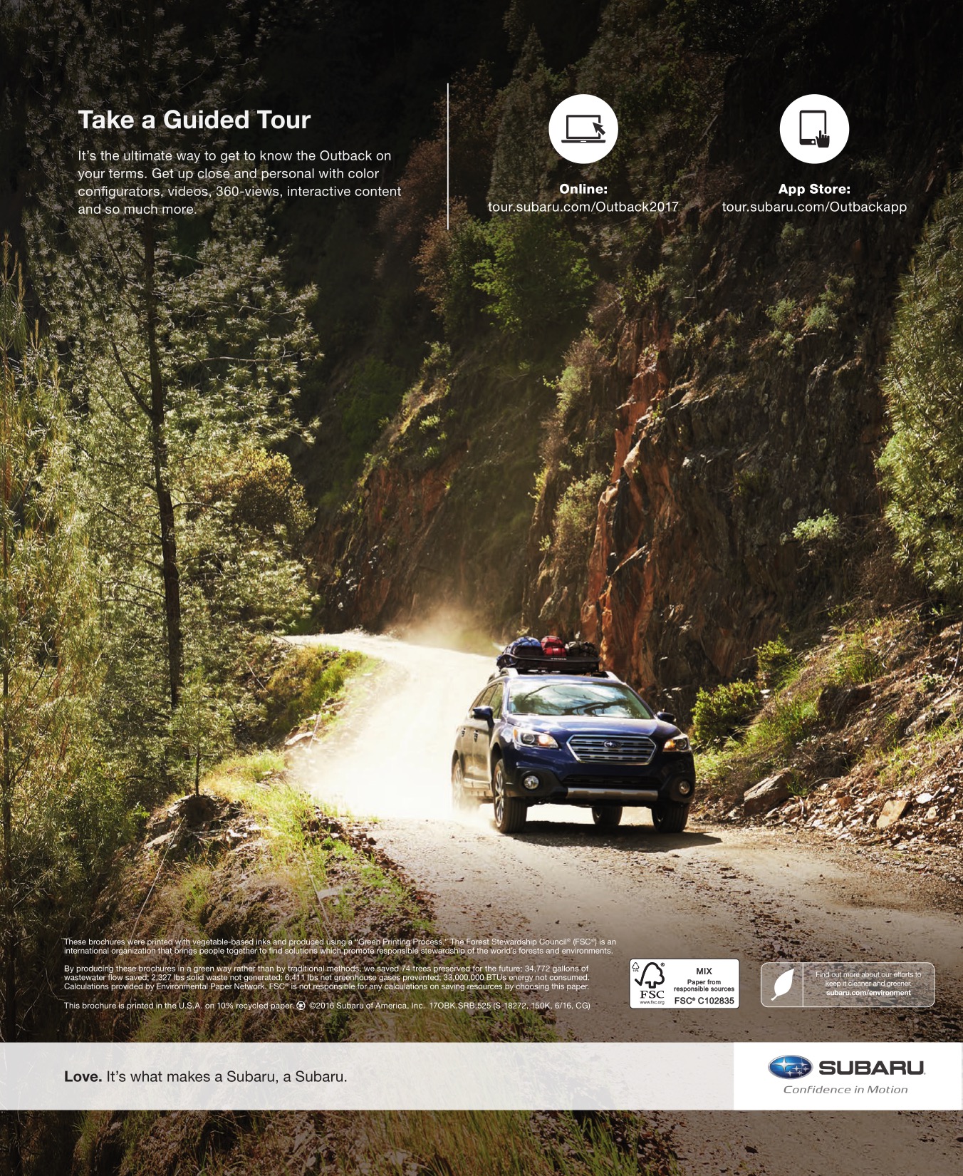 2017 Subaru Outback Brochure Page 9